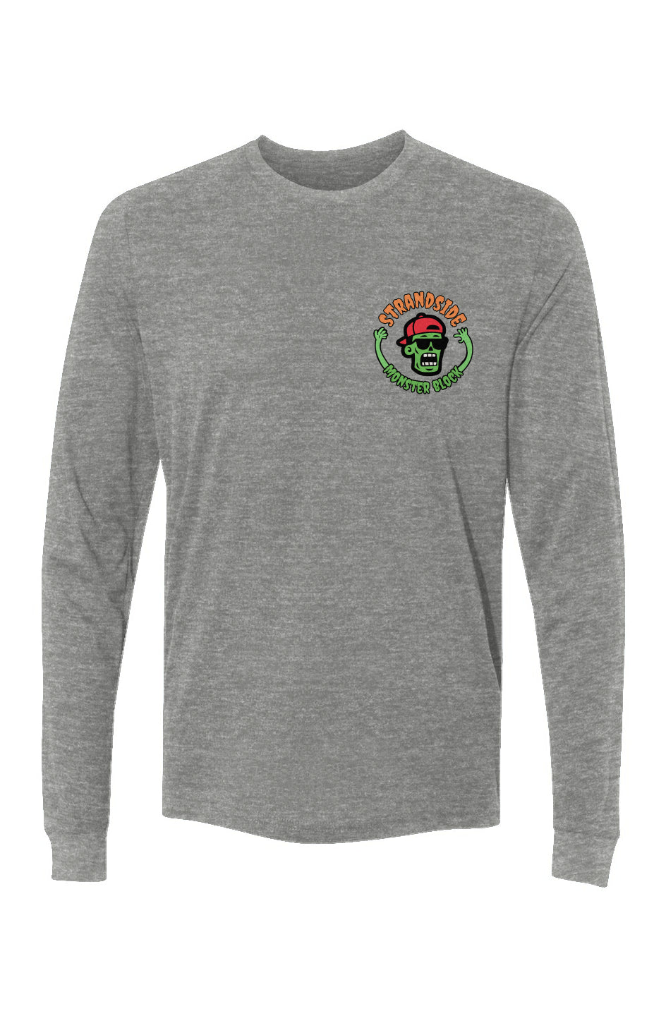 Sueded Long Sleeve Crew